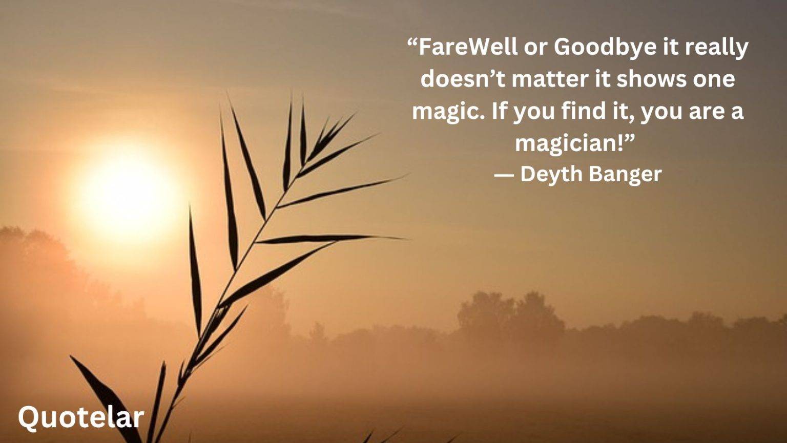 Farewell Quotes