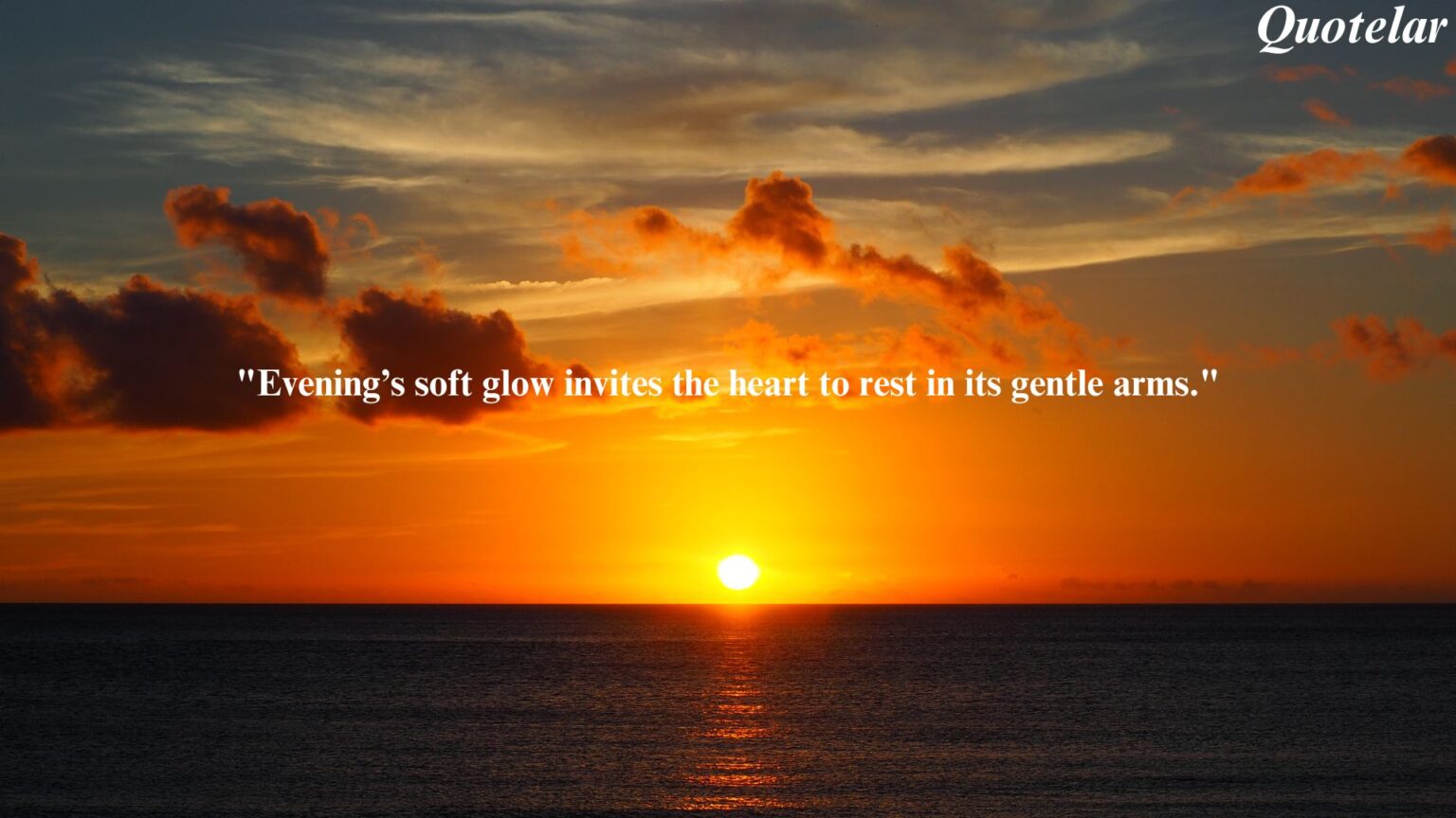 Evening Nature Quotes