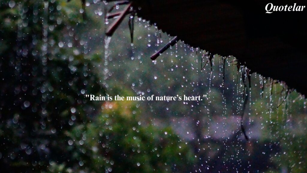 Nature Rain Quotes